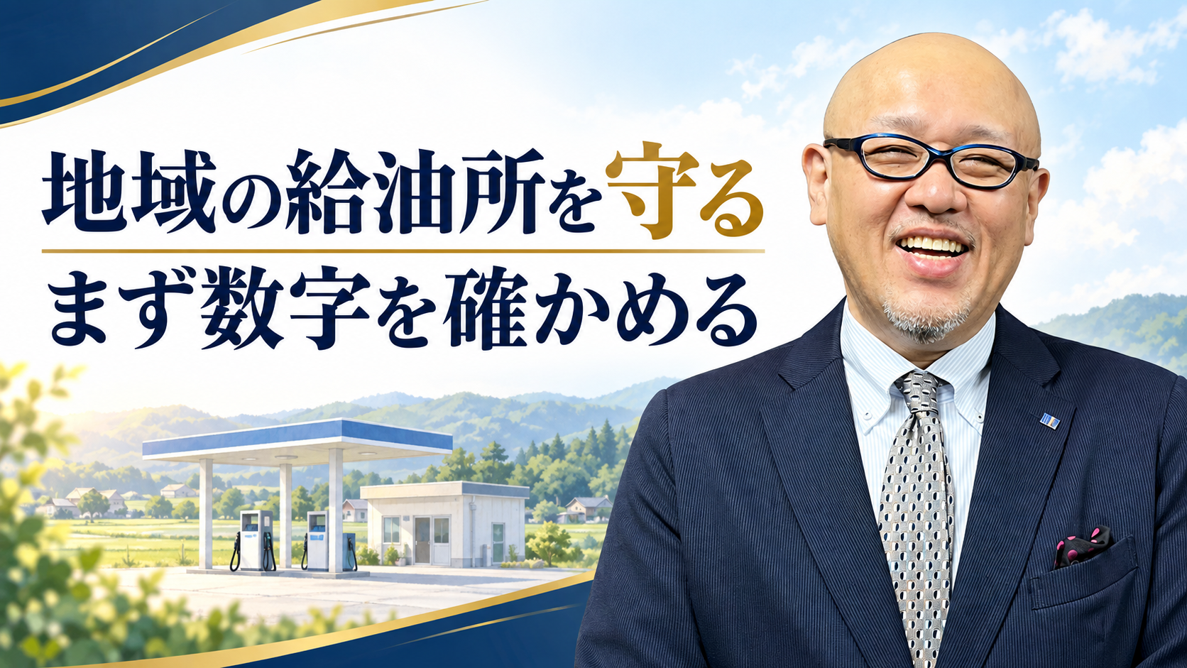 地域の給油所を守る、まず数字を確かめる。たちばなはじめの解説