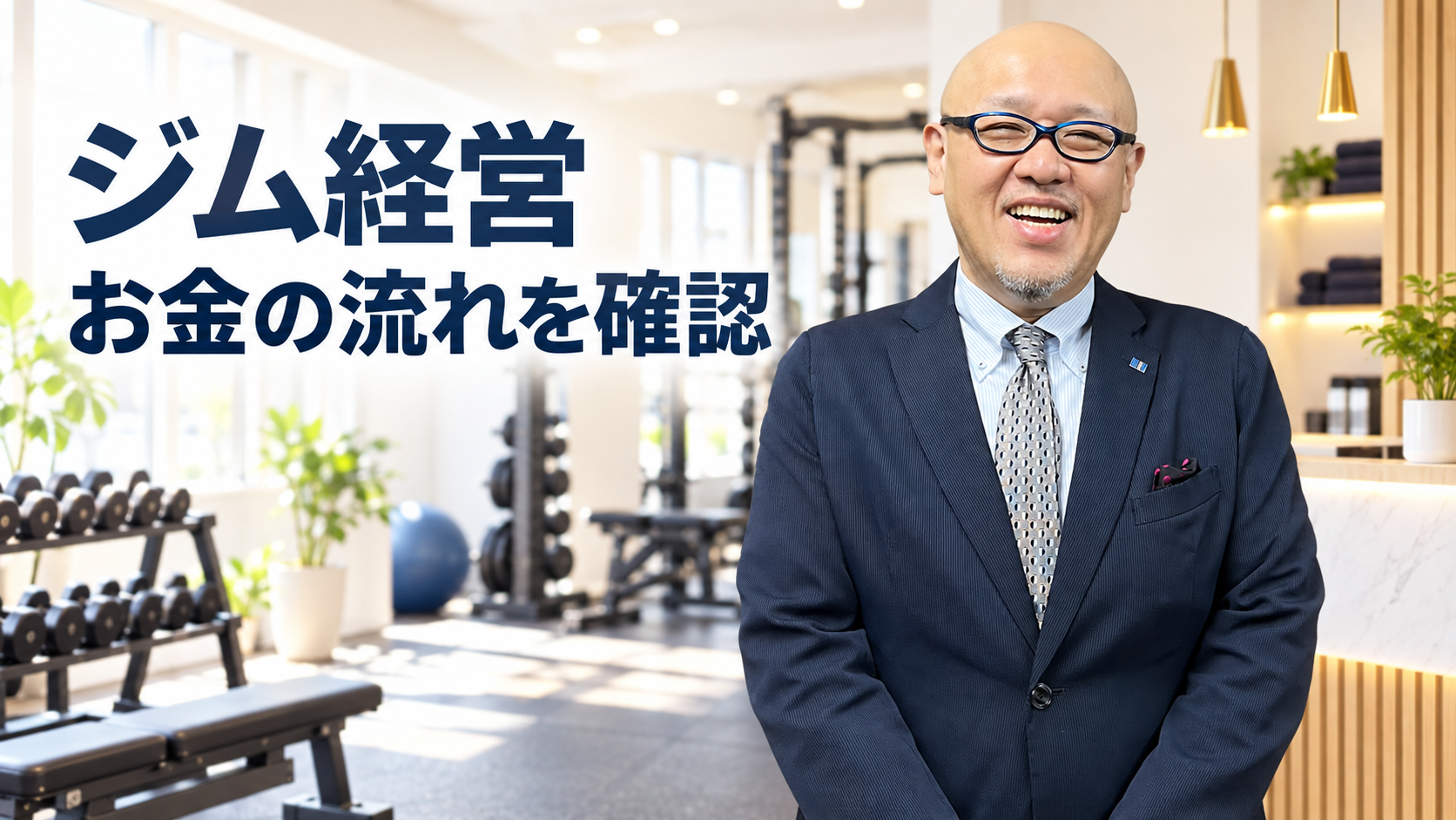 ジム経営のお金の流れを確認するたちばなはじめ