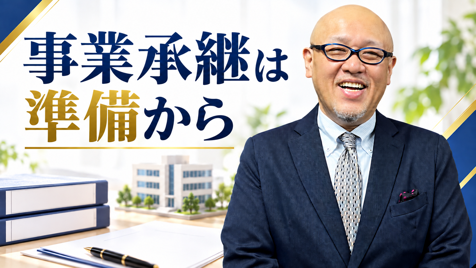 事業承継は準備から。たちばなはじめの解説