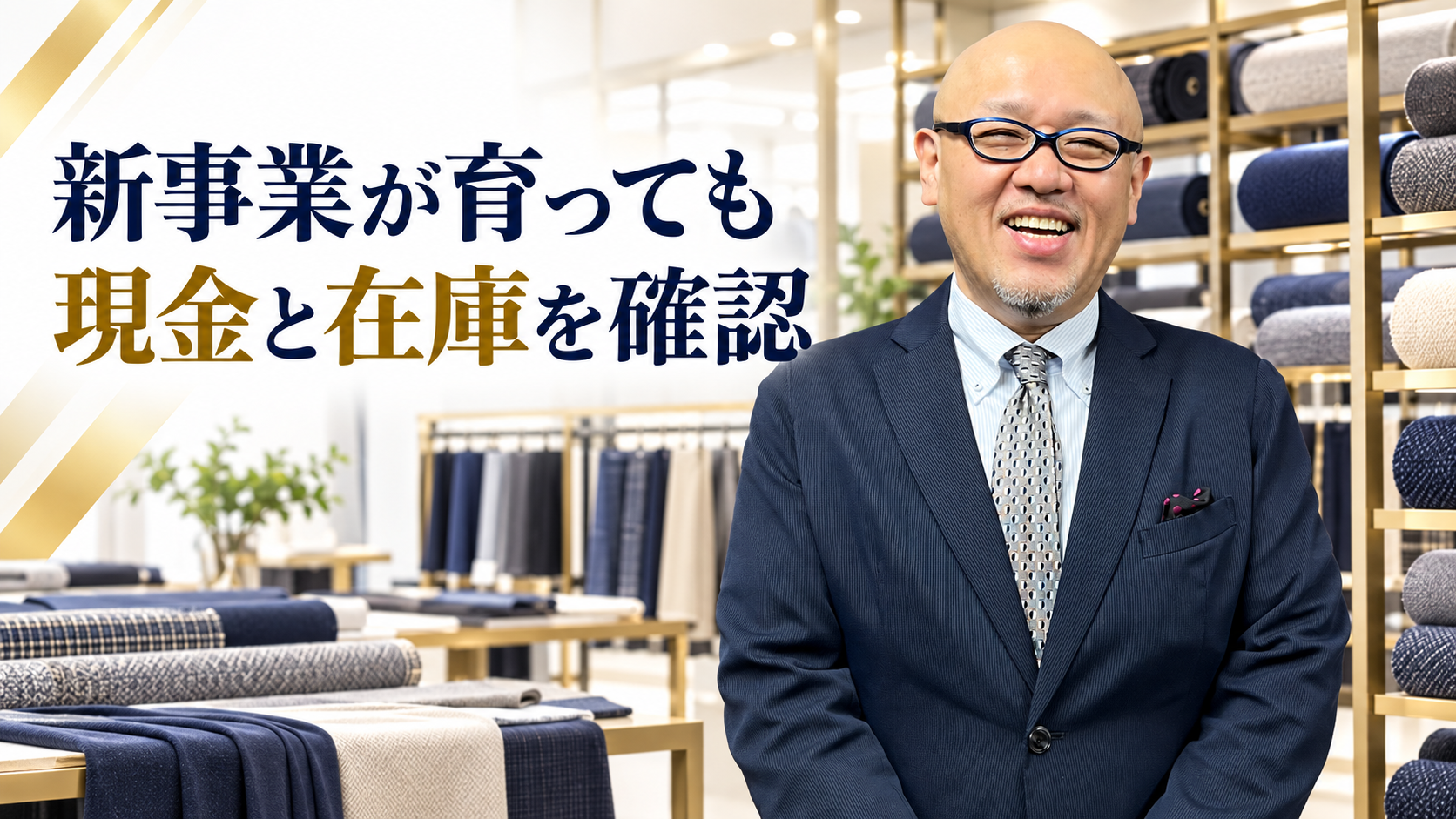 新事業が育っても現金と在庫を確認。たちばなはじめの解説