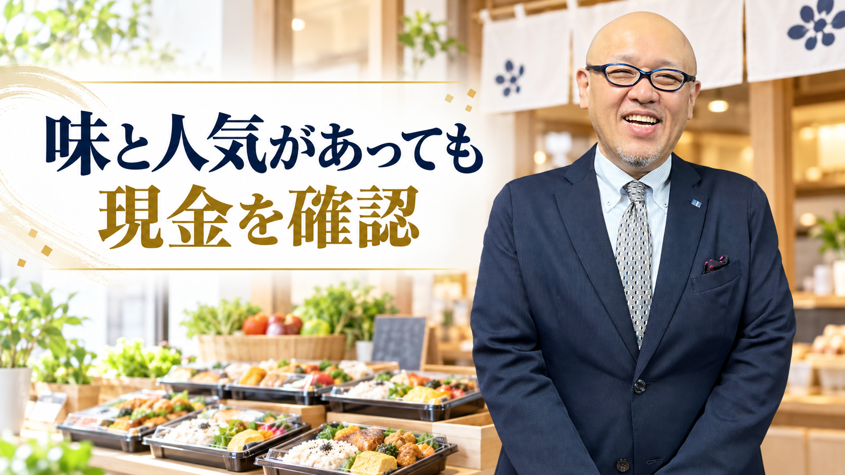 味と人気があっても現金を確認することを伝える、たちばなはじめの解説